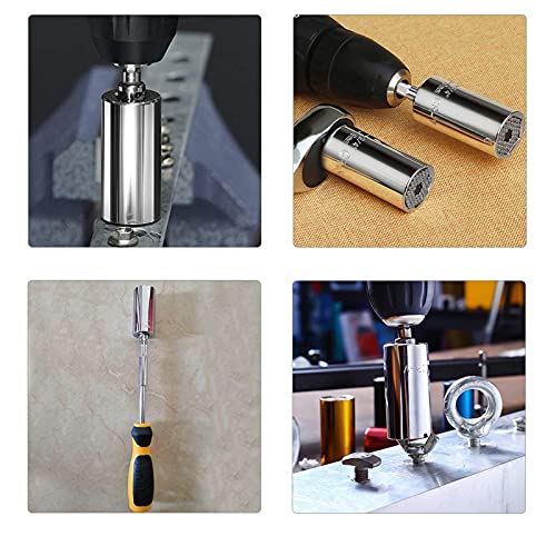 Exbrith 13 Stück Universal-Steckschlüssel Reparatur, Funktions Handwerkzeuge Reparatur, Flexible Power Bit Schaft Bits, für Artikelreparatur, für Alle Mutterngrößen - Image 4