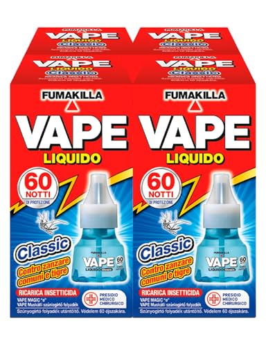 Antizanzare Ricarica Liquida Classic 60 Notti per Diffusore Elettrico Vape