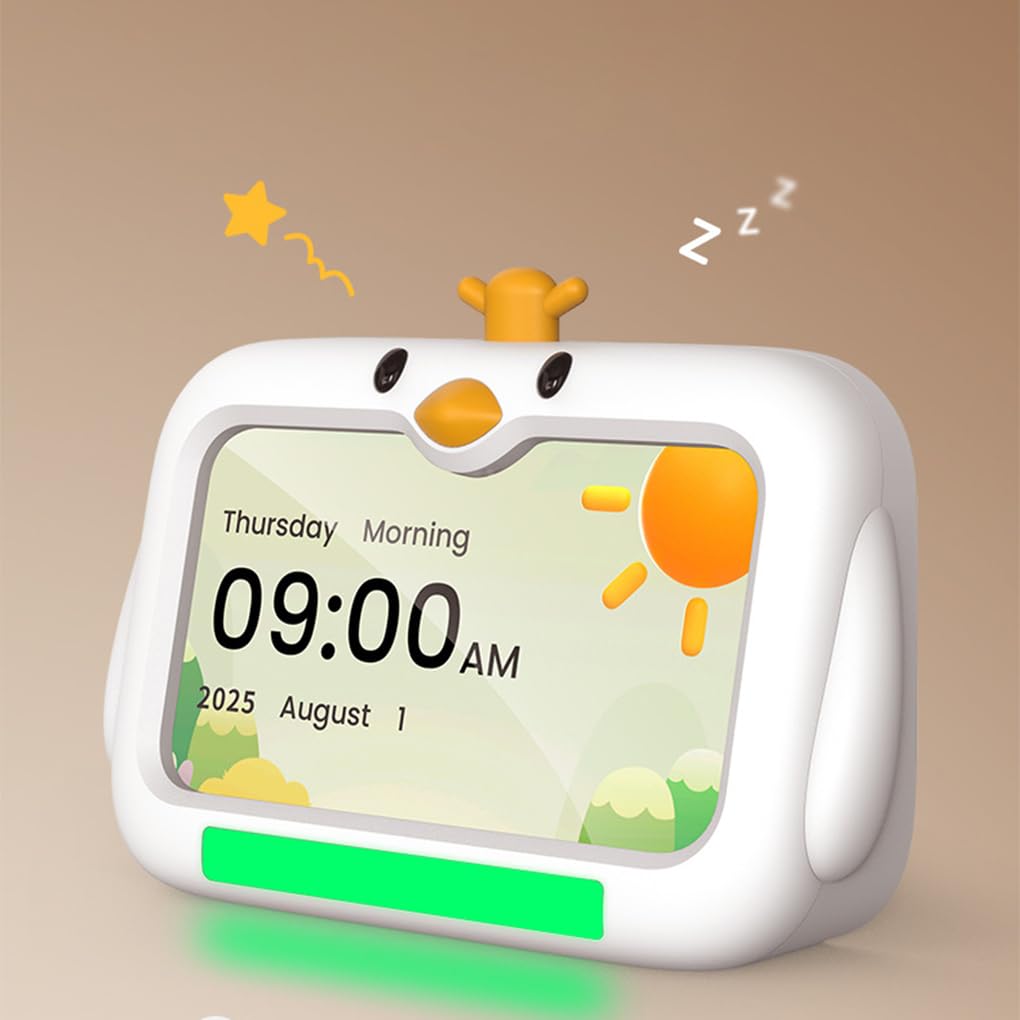 Reloj Despertador con luz Que Cambia de Tres Colores Fácil de Leer
