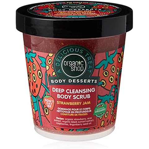 Organic Shop Strawberry Jam Body Scrub Cover