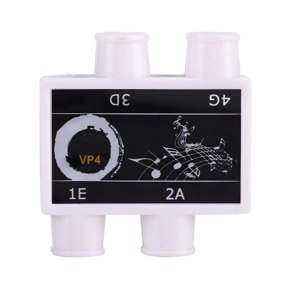 Tuner Pitch Pipe, Ukulele Pitch Pipe Four Tones E A D G with Case Ukuleles Accessory Ukulele Pitch Pipe Ukulele Pitch Pipe