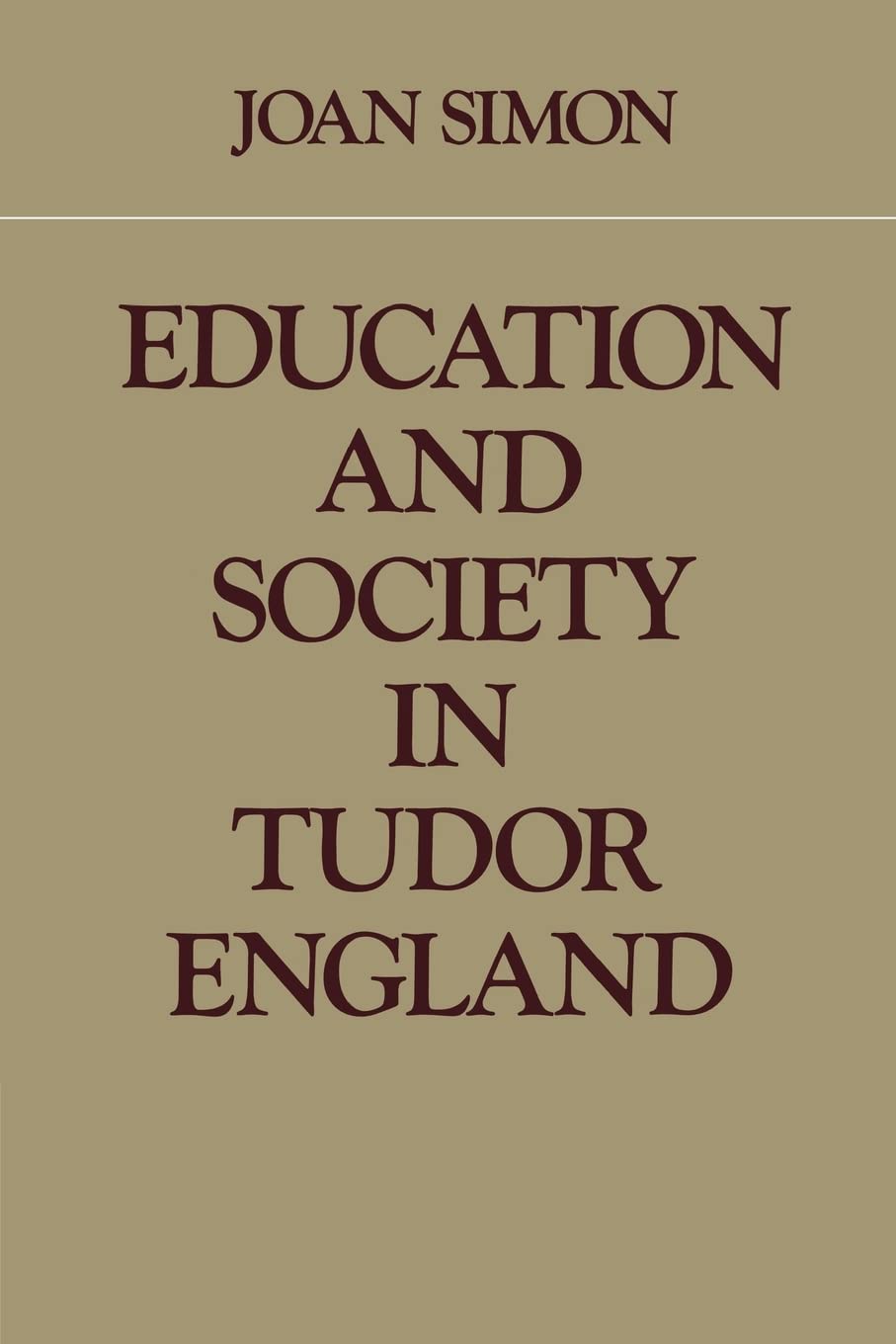Education and Society Tudor England