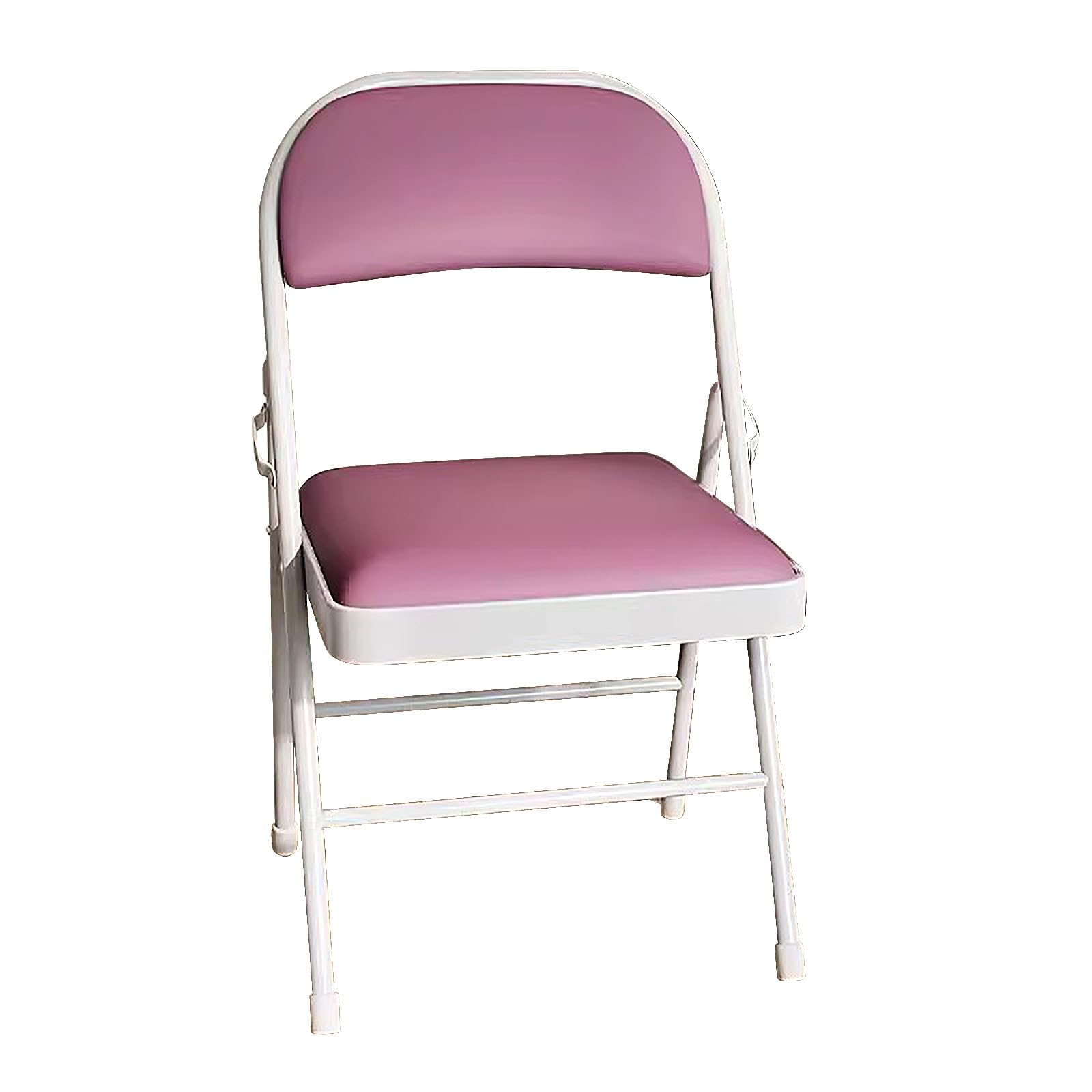 Sillas Plegables, sillas Plegables Acolchadas, sillas Plegables para Exteriores, sillas adecuadas para el hogar, la Oficina, la Escuela, Fiestas y Eventos al Aire Libre (Color: Morado)