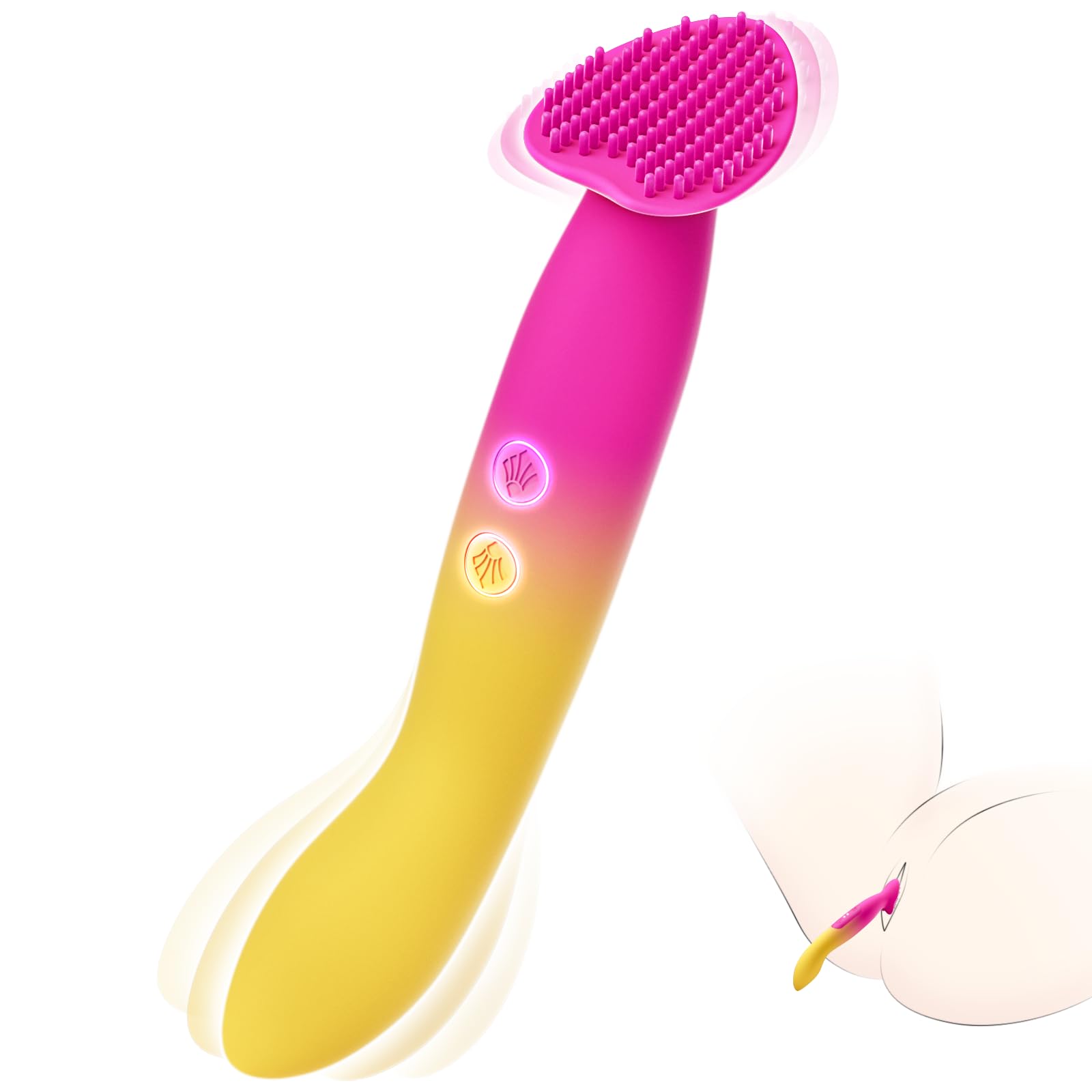 Vibrator Adult Sex Toys for Women - G Spot Clitoral Stimulator Dildo with 10 10 Vibrations Finger Bullet