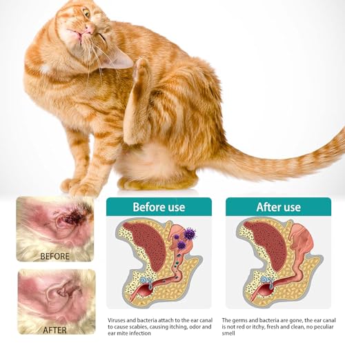 Image of Ear Cleaner Finger Wipes for Dogs & Cats - 50 Count Grooming Kit Care, Soft Disposable Otic Cleaning Pads, Gently Remove Wax, Dirt & Odor, Relieve Itching, Non-Irritating Pet Ear Care