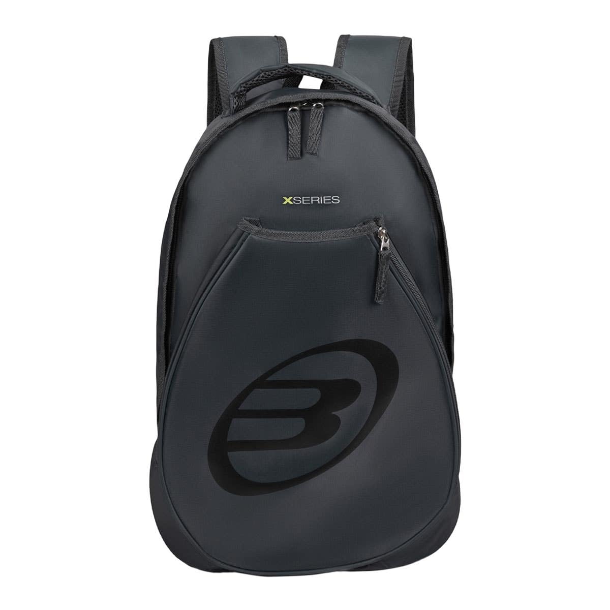 Bullpadel Black Tour Backpack with Large Main Compartment and Smaller Padded Handles, Modern Stylish Style, Lightweight, Practical and Sturdy for Everyday Use