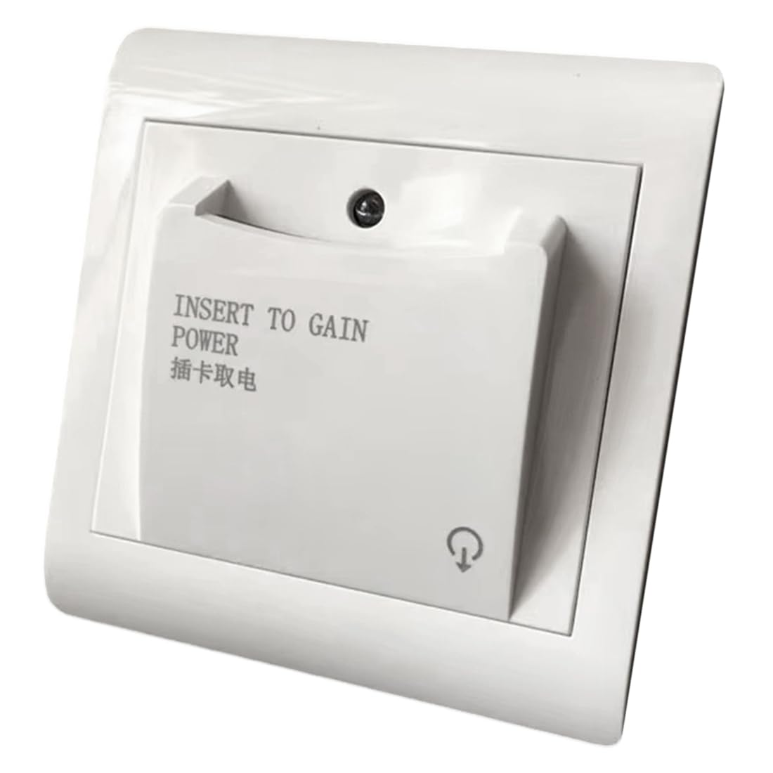 Jnchdghwa As Shown Saving Switch 86 Type Magnetic Card Insert For Power Socket 8800W 40A Three Line With 15S Delay- Hotel