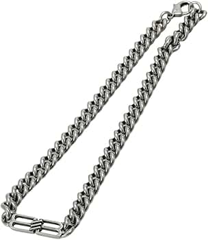 Amazon | [バレンシアガ] ネックレス メンズ アクセサリー BB ICON