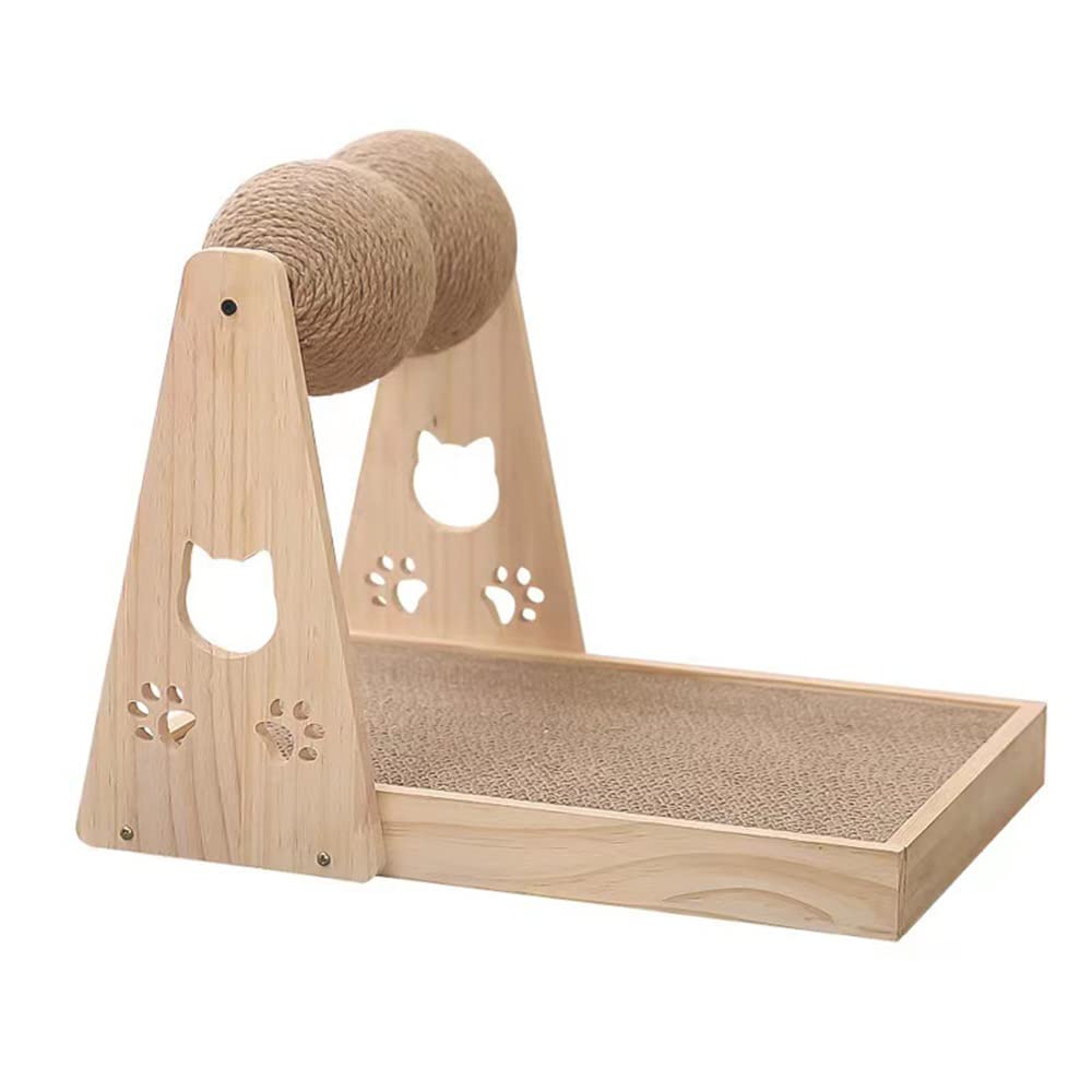 Pelota para Rascar Gatos Juguete para Gatitos Cuerda De Sisal Tablero De Bolas Molienda Juguetes Rascador para Gatos Suministros para Mascotas