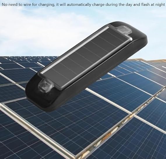 Image of iGADG Solar Powered Anti-Theft Car Warning Light | Flashing LED Emergency Strobe Light for Vehicle Security | No Wiring Needed | Auto Light Sensor | Universal Fit for Cars & SUVs (1)