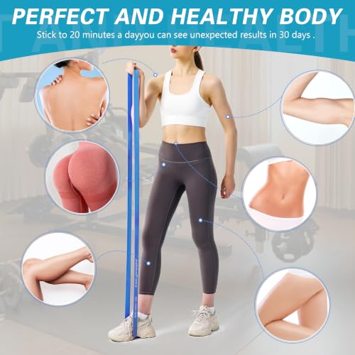 Image of Resistance Bands,Pull Up Bands,Stretching Assist Bands Set for Men & WomenPortable Exercise, Muscle Training,Physical Therapy,Exercise Workout Bands for Working Out