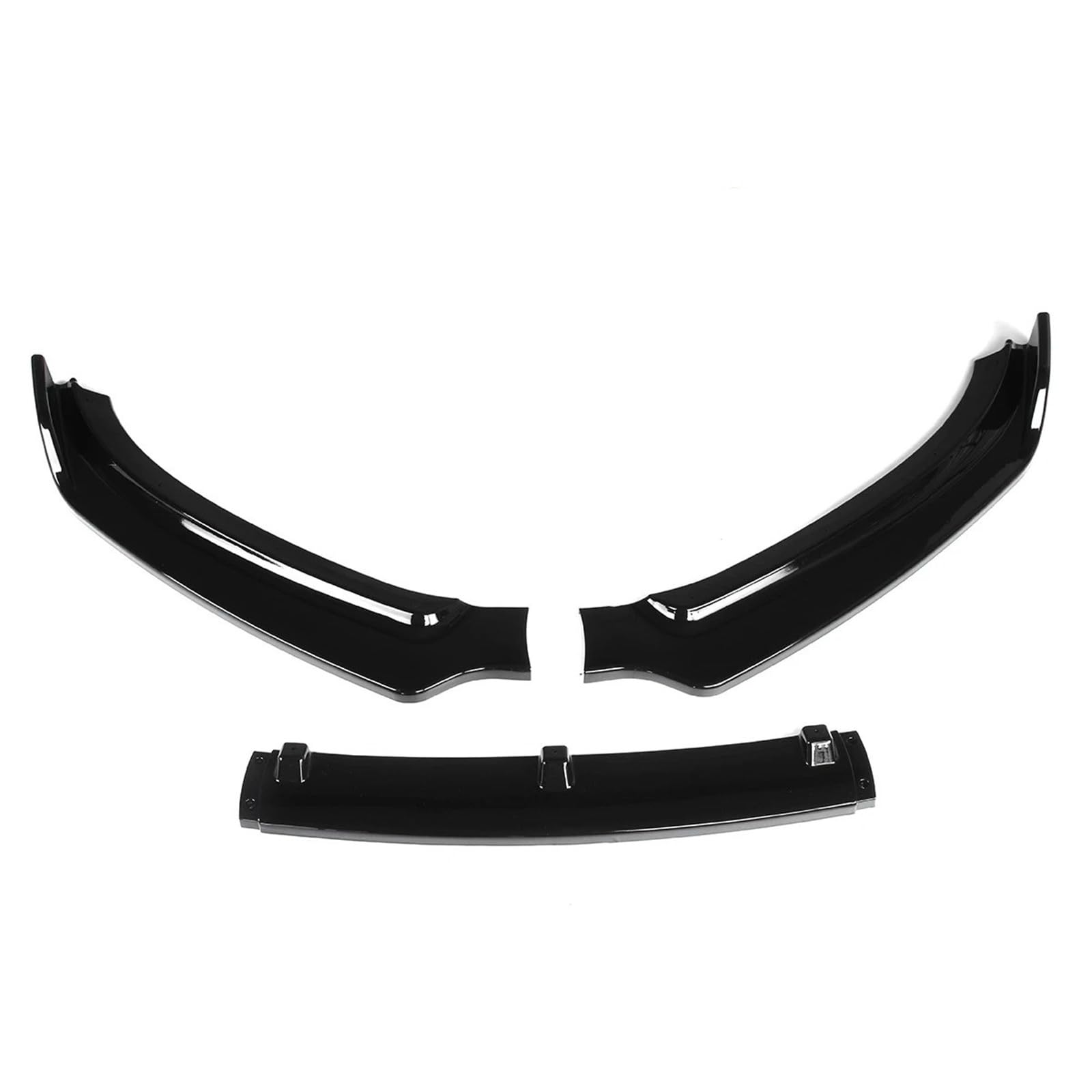 Diffuseur de pare-chocs avant Audi A4 B8.5 2013-2016 spoiler noir - 5