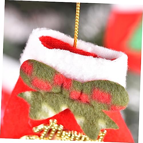Décorations de Noël et mini chaussettes traditionnelles pour sapin de Noël