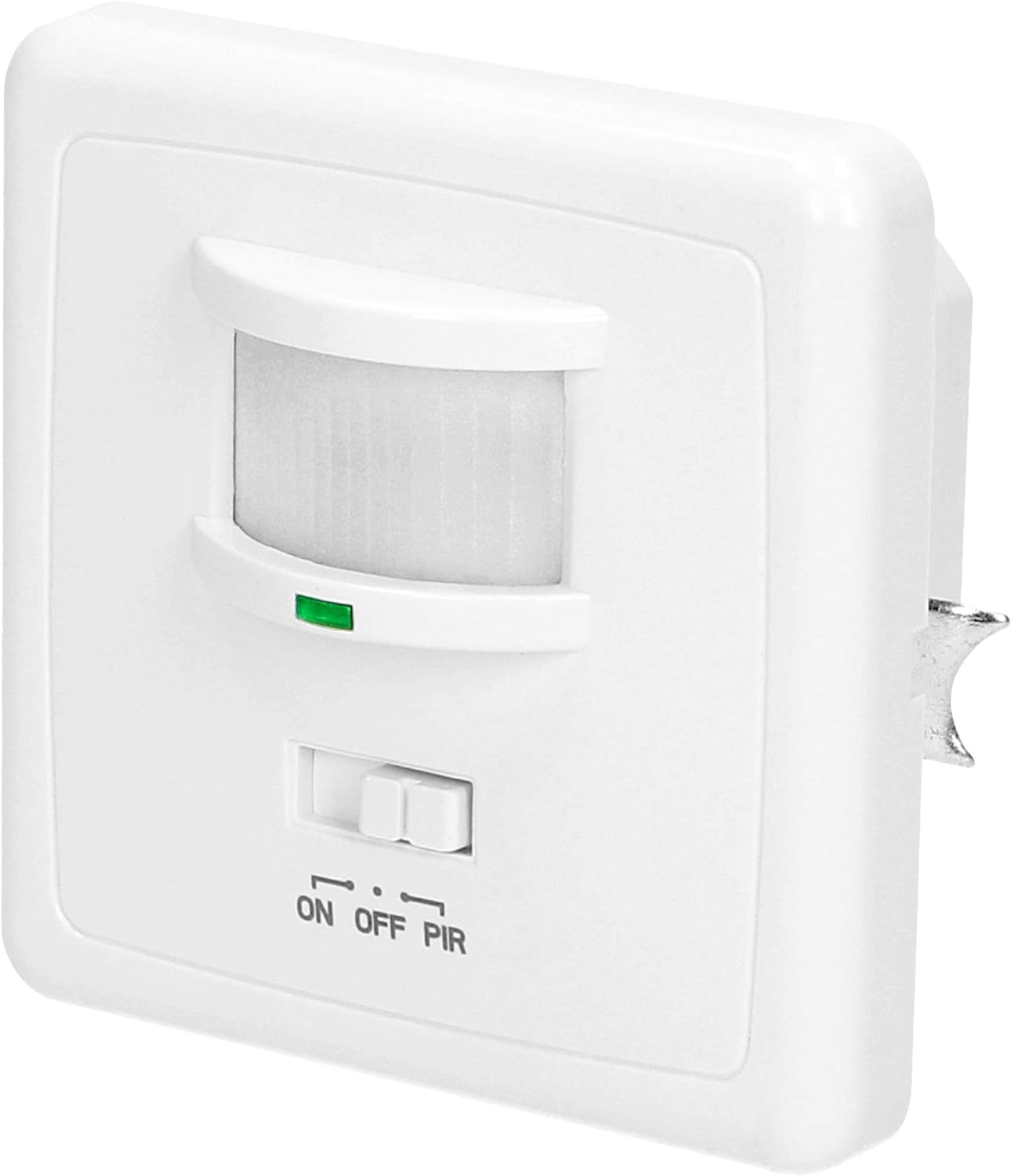 ORNO CR-205 Détecteur de Mouvement pour Boîtier Électrique Ø60 Compatible LED 1200W 3 Fils