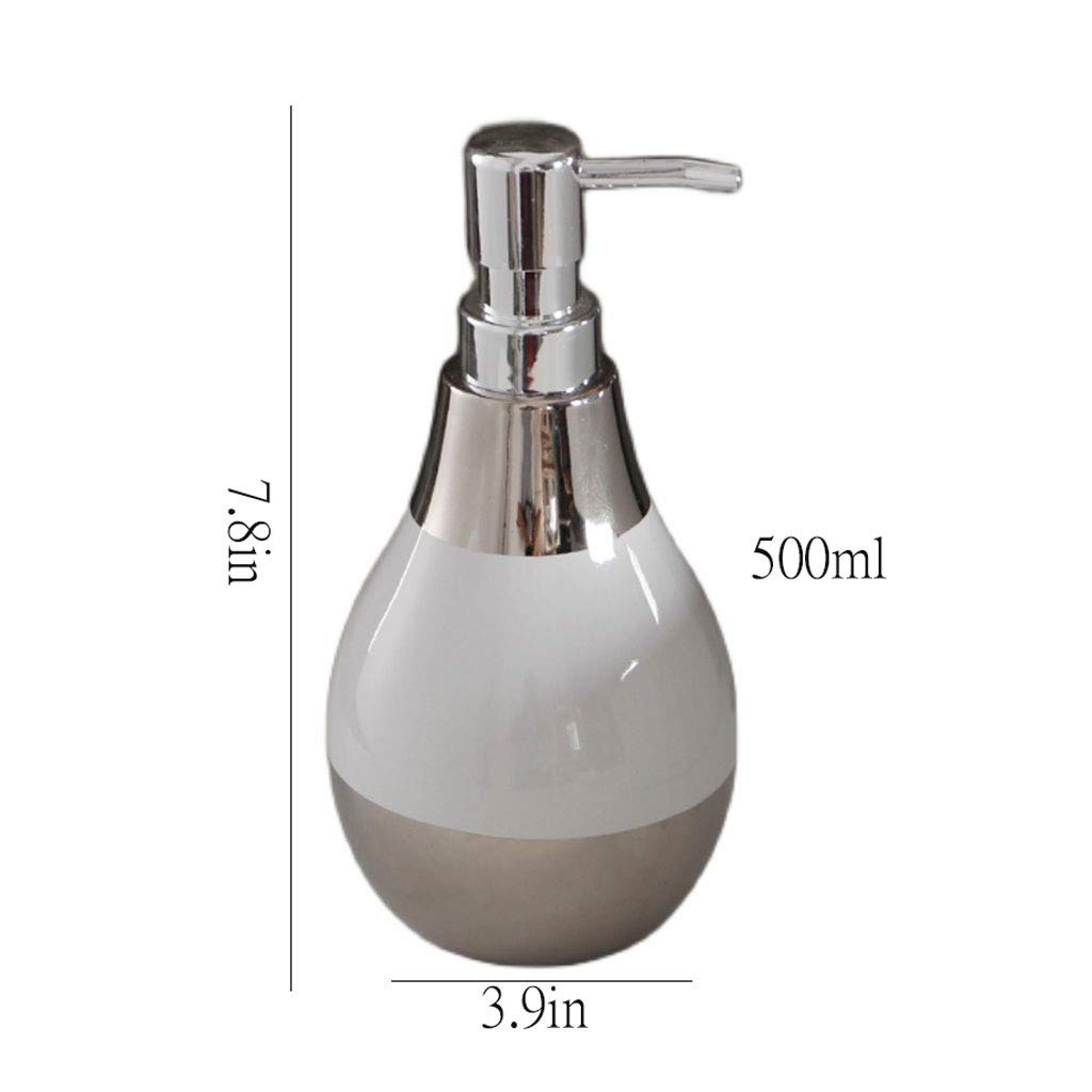 caihuashopping Seifenspender Erschwinglich und einfach zu bedienen Haushaltshand Sanitizer Flasche Badezimmer WC Body Milk Shampoo Dispenser nachfüllbarer Seifendosierer