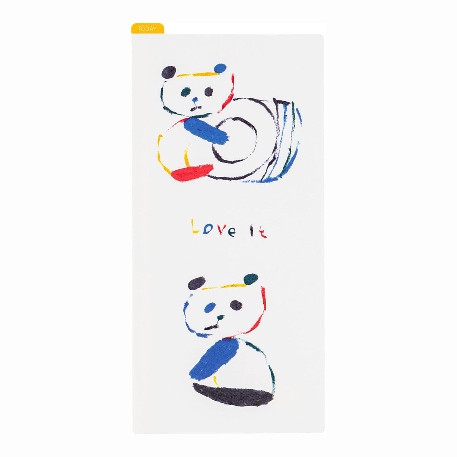 Amazon.co.jp: ほぼ日手帳 北村人/ほぼ日の下敷き Love it（Panda
