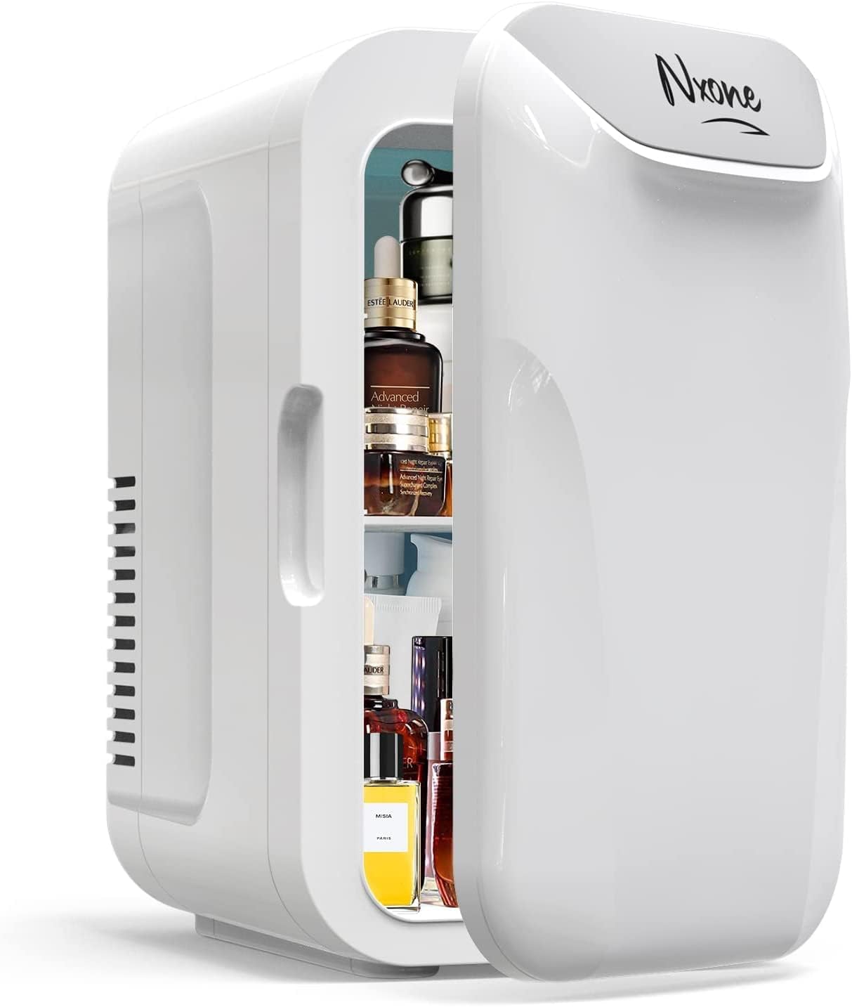NXONE Mini Fridge,6 Liter/8 Can AC/DC Small Refrigerator,Portable