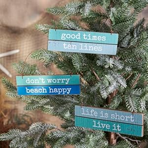 Primitivesbykathytanlinesslatornamentset Urban Country Home Decor Primitives by kathy tan lines slat ornament set urban country home decor