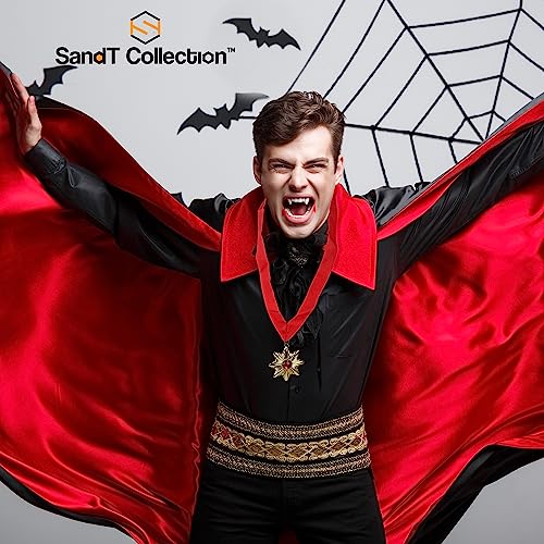 Image of Dracula Medal with Red Ribbon - Perfect for Halloween, Parties, Cosplay, and More