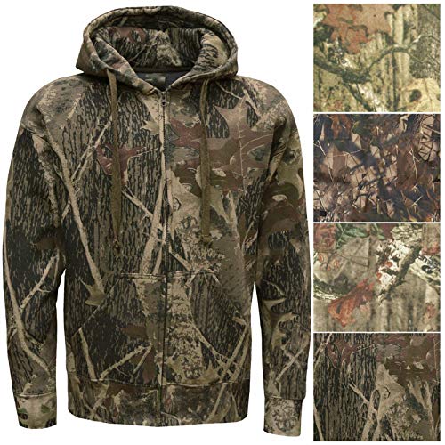 Mens Jungle Camouflage Fishing Hunting Zip Tracksuit Plus Sizes2