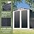 6x4 FT Outdoor Storage Shed, Metal Garden Shed with Lockable Door, Anti-Corrosion Tool Shed with Sloping Roof, for Backyard Patio Lawn