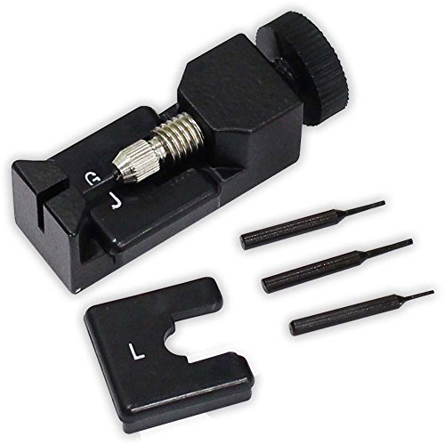 JEWEL TOOL Chain Link Remover | For Perfect Watch Band Adjustments | 0.6mm to 1mm Pins | 2.5