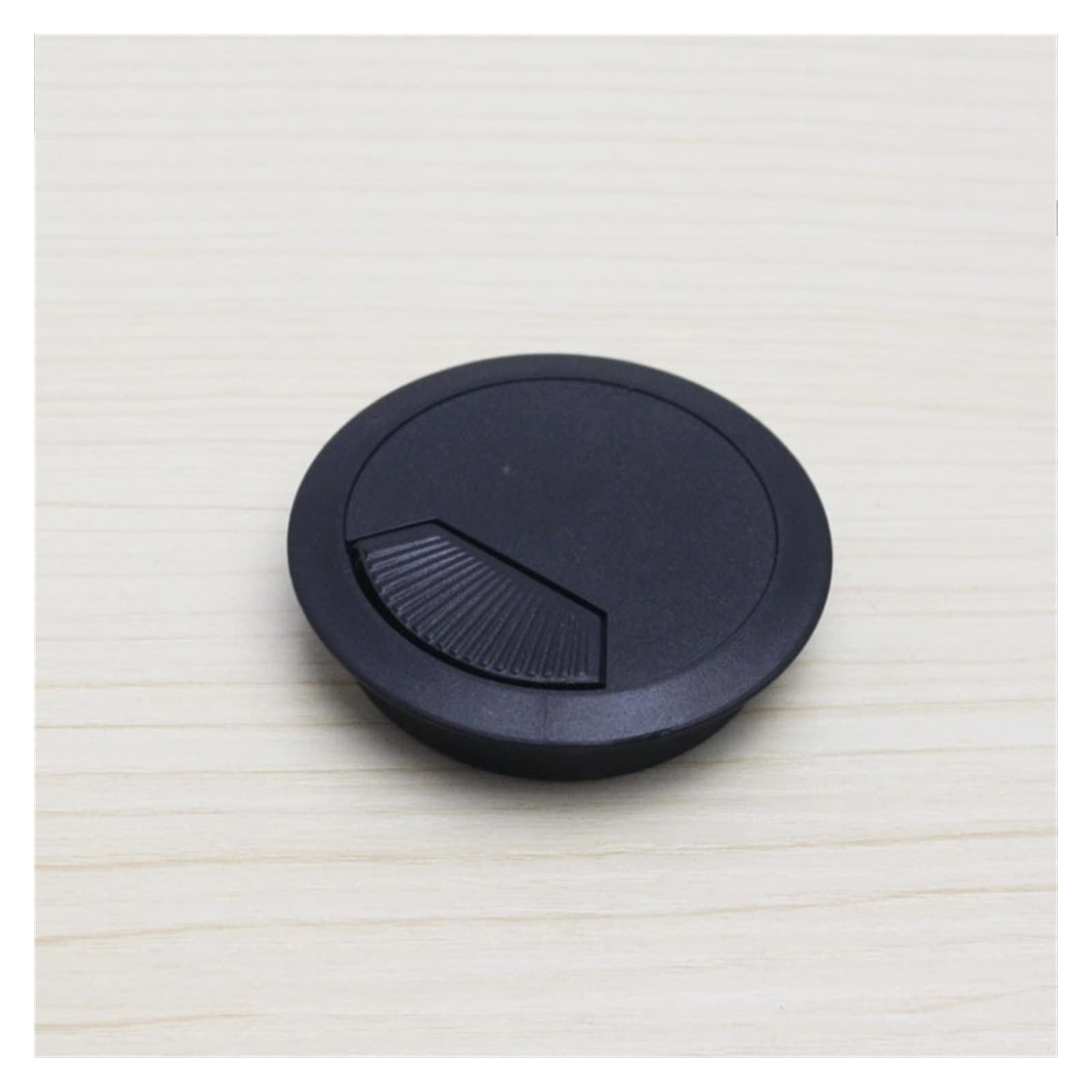 Passacavi da scrivania, 10 pezzi, 60 mm, 53 mm, 50 mm, per porta cavi, per scrivania e computer, colore grigio, 53 mm