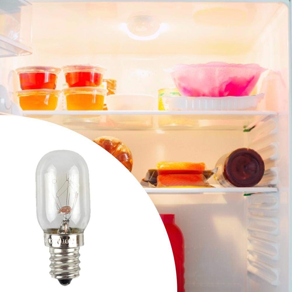 4 Fridge Bulb 15W E14 SES Replaceent Appliance Sall Screw Lap Bulb