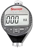 Starrett 3805B Electronic Durometer in Plastic Case, 0-100 HSA Measuring Range