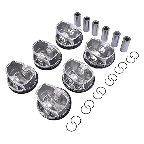 Image of 6PCS LR062617 Engine Piston Rings Kit Replacement for Land Rover LR4 Range Rover Sport Jaguar XE /XF /XJ /F-Type /F-Face 3.0L V6 AJ126 OE# LR041639 AJ126