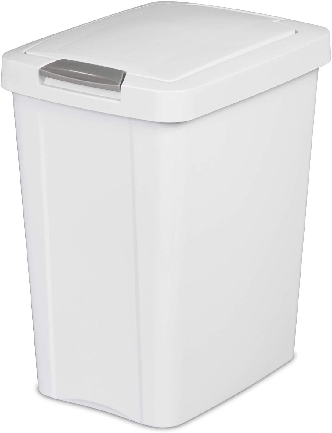 10438004 Touch Can, White, 7.5 Gallon