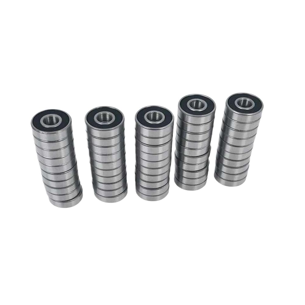 Rodamientos 608 2RS, paquete de 50, 8x22x7mm, rodamientos de bolas RS, conjunto de sello de grasa, rodamientos para monopatín, 8mm, oso pequeño