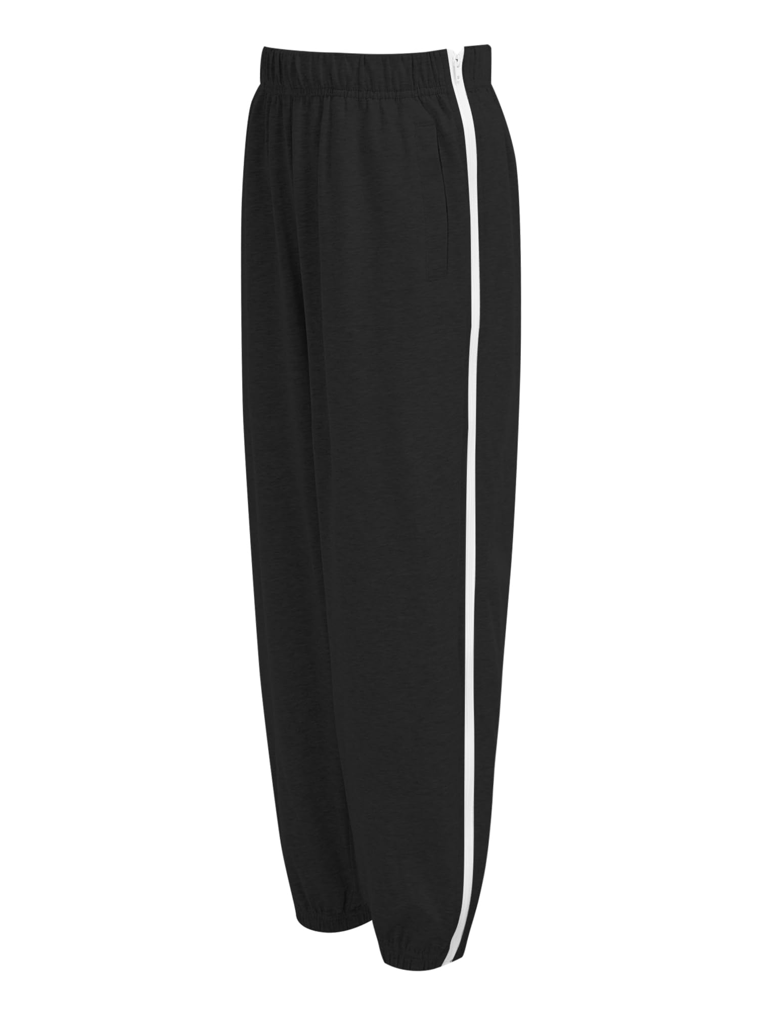 inhzoy Pantaloni Sportivi da Allenamento Basket Calcio Bambini e Ragazzi Pantalone Post Operatori con Cerniera Laterale Fitness Pantaloni della Tuta Sweatpants