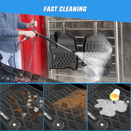 Image of Nilight TPE Floor Mats for Chevy Tahoe GMC Yukon Denali Cadillac Escalade | Bucket Seats Only 2021 2022 2023 2024 2025 2026 All Weather Custom Fit Heavy Duty Floor Liners