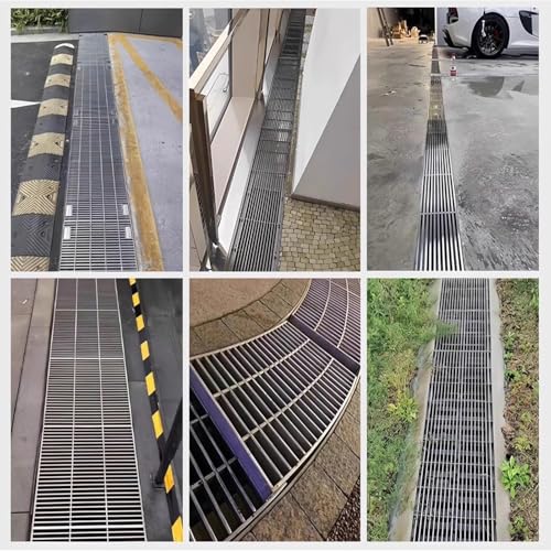 Couvercle de drainage à profil bas en acier inoxydable pour aménagements durables - 5