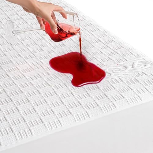GRT Twin Waterproof Mattress Protector, Rayon Made from Bamboo Mattress Cover, Breathable Cooling Soft Mattress Protector, Machine Washable Mattress Pad with 8''- 26'' Deep Pocket