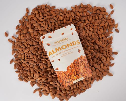 Image of Raneja Pure California Almonds /Badam Whole 250g, 100% Natural Real Nuts & Dry Fruit Freshly Cleaned and Cleared, High in Fiber, Badam Giri, Rich in Protein, Magnesium, Phosphorus and Dietary Fibre