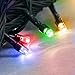 100 LED Multicolored Christmas String Lights | 30 Ft, Battery Operated, Auto Timer, 8 Light Modes, Water Resistant, Indoor and Outdoor Use