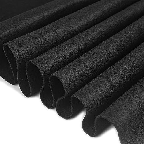 Premium Black Felt Fabric - 1.8 mm Thick, 36" x 72" - Soft, Durable, and Versatile for DIY Crafts and Sewing Projects 3 Premium Black Felt Fabric - 1.8 mm Thick, 36" x 72" - Soft, Durable, and Versatile for DIY Crafts and Sewing Projects - Image 2