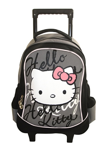 Hello Kitty Mochila Trolley Gris, Gris, S