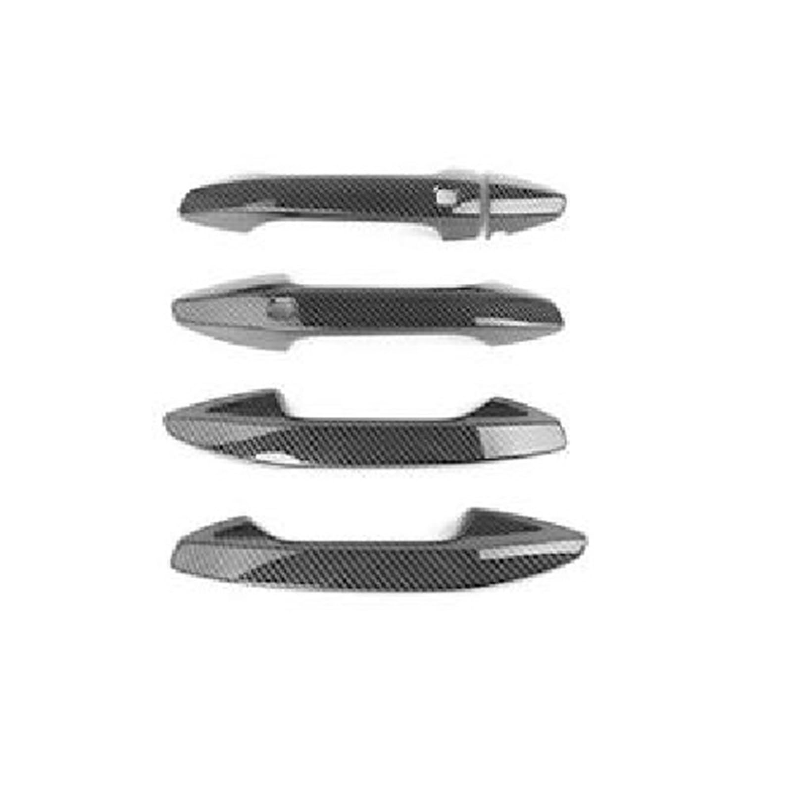 JTWMTY LHD/RHD for Kia for Sportage NQ5 2022-2026 Car Exterior Door Handle Cover Carbon Fiber Bright Black Trim(Style 4)