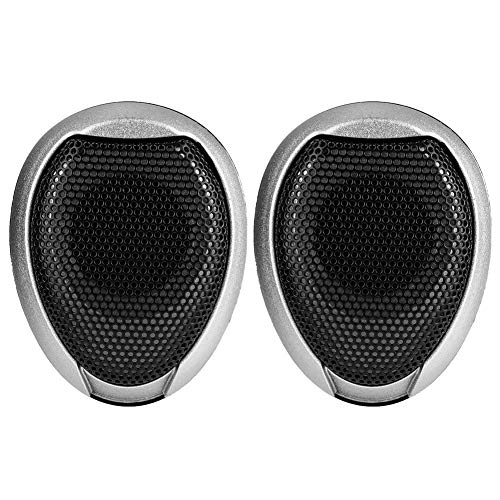 EBTOOLS 10W Mini Autolautsprecher Audio Kunststoff rund klebbarer Lautsprecher Silber Automobillautsprecher mit Kleber Autolautsprecher Audio, Autolautsprecher, Autolautsprecher(Silber)