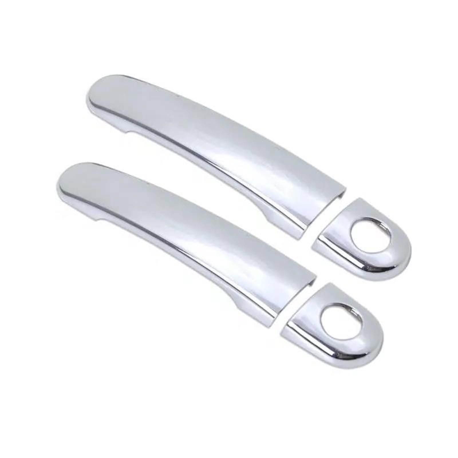 Qibbei Style9 Door Handles Gloss Black Chrome Car Door Handle Covers Stickers For Skoda For Citigo 2011-2017 Styling Accessories
