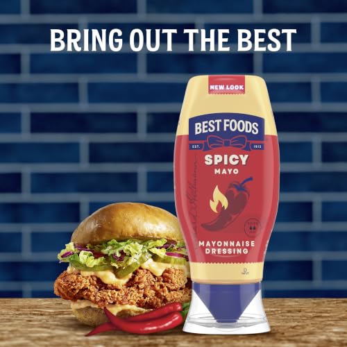 Image of Best Foods Spicy Mayonnaise Spicy For a Rich, Creamy Condiment Made with Real Chili Peppers 11.5 Fl Oz (Pack of 12)