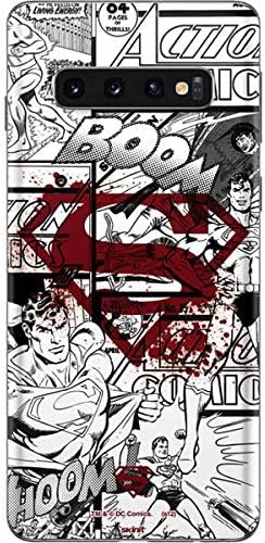 Skinit Decal Phone Skin Compatible with Galaxy S10 - Officially Licensed Superman 2025 Daily Planet Superman Cover Design