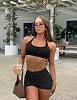 Paquete de 3 Shorts Deportivos de Gimnasio para Mujer Shorts de Yoga con Efecto Levanta Cola Sin Costuras Cintura Alta 6