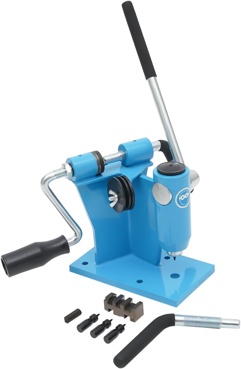 Chainsaw Chain Breake, Chainsaw Saw Chains Bench Rivet Breaker, 2-in-1 Chain Saw Link Breaker, Integrated Machine, Benchtop Chainsaw Chain Repair Tool for Dismantling and Linking Chains