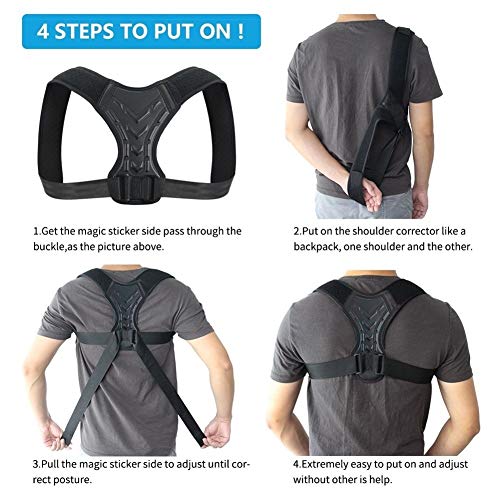 Correcteur de posture pour redresser le dos et aligner la colonne - 4