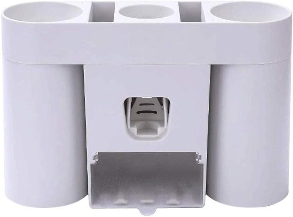 Toothbrush Cup Holder,Kids Toothpaste Dispenser Tooth Brush Cups, Wall Mounted Squeezer