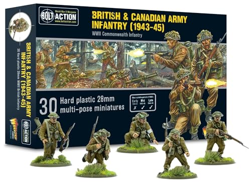 Infanterie britannique 1943-45 figurines d'une précision historique